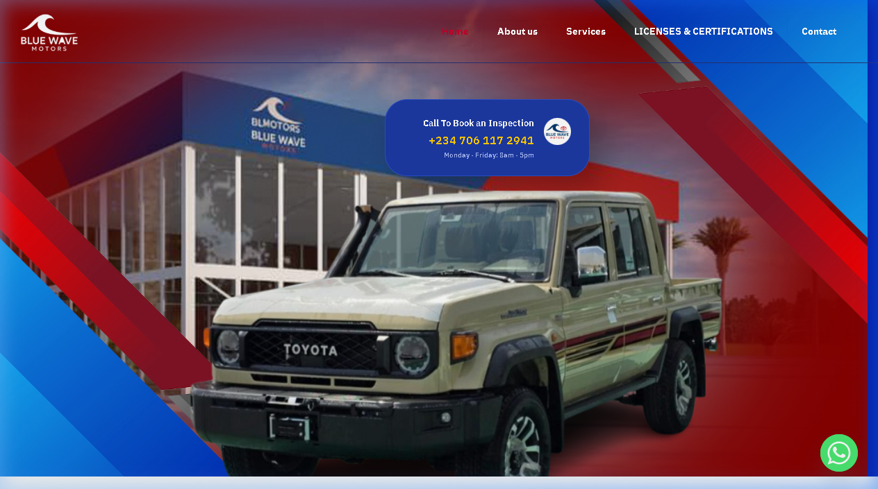 Blue Wave Motors — Dealership Inventory & Lead Capture Portal