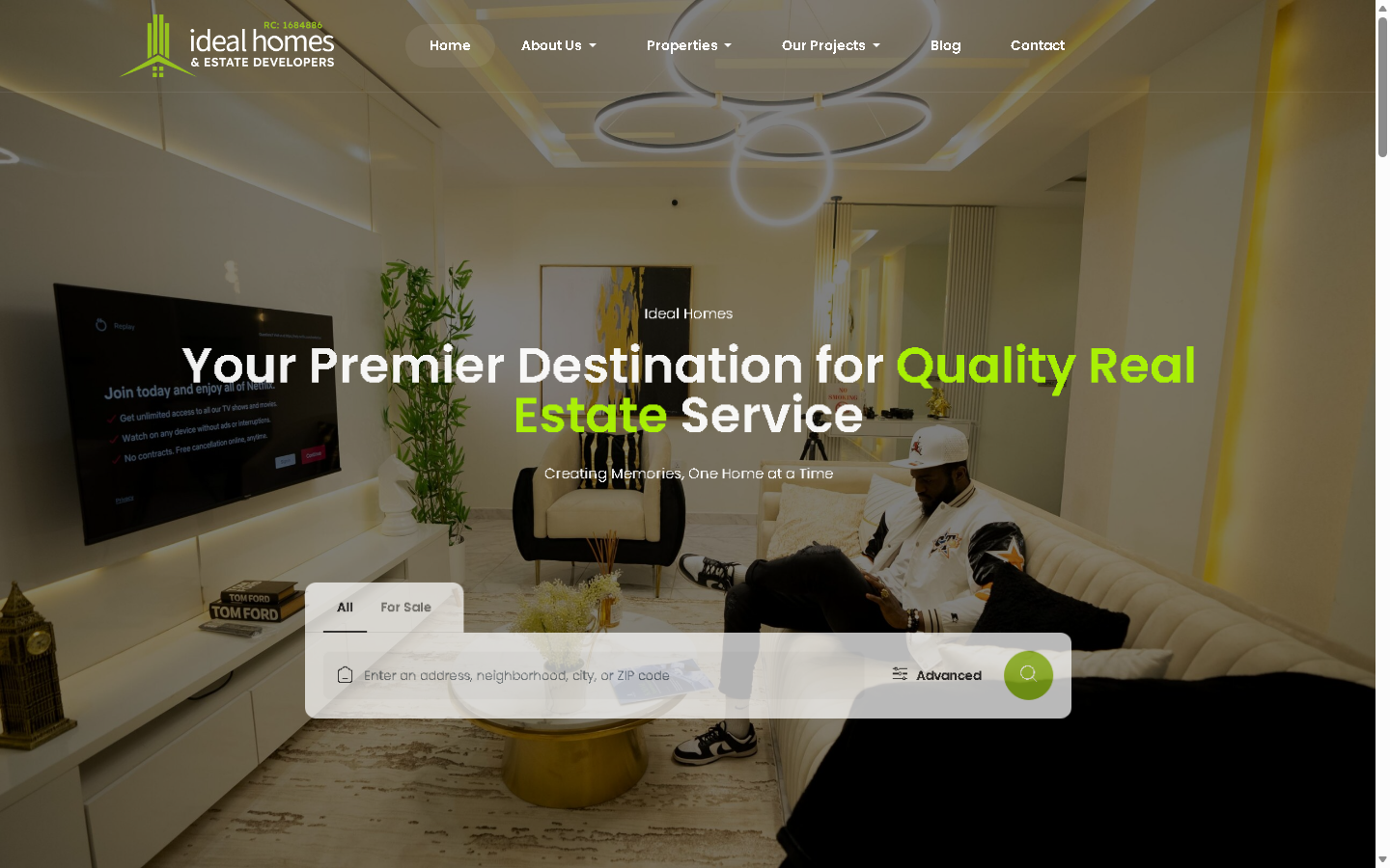 Ideal Homes — Real Estate Development & Property Investment Showcase